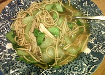 bowl of noodle soup