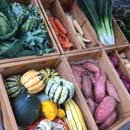 vegetable display