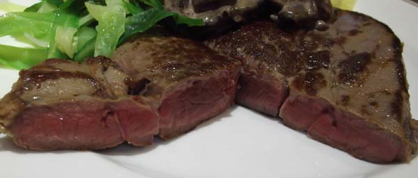 venison steak